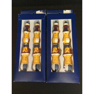 Vintage 90s Boston Warehouse Beach Tapers candles 2 sets in original boxes totem